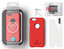 Elago - Ultra ince Iphone 6 Kılıf + Ekran Koruyucu - Kırmızı