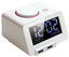 Mack Homtime C1PRO-WH Bluetooth Speaker LCD Masa Saati Beyaz