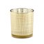 Classic Gold Stripe Tealight Mumluk 20173Na