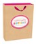 Legami Gift Bag - Medium - Happy Bday Brown
