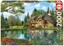 Educa Puzzle 2000 Parça Lake View Cottage 16774 