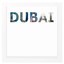 decARTHOME Dubai Anı Çerçevesi Beyaz