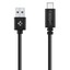Spigen Type-C 3.1 to USB 3.0 Yüksek Hızlı Şarj / Data Kablosu 1 Metre - Siyah