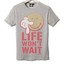 T-shirt Frocx Smiley Life Won'T Waıt Erkek - M