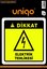 Elektrik Tehlikesi İşareti Uyarı Etiketi