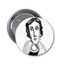 Aylak Adam Hobi-Virginia Woolf Karikatür Rozet