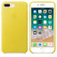 Apple iPhone 8 Ve 7 Plus Sarı Deri Kılıf MRGC2ZM/A