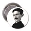Aylak Adam Hobi-Nikola Tesla Karikatür Rozet