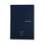 Muus Fabric cover navy  15x22 Sert Kapak 192 Syf Çizgili Butik defter