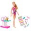 Barbie Bebek GHK23 Seyahatte Yüzücü Oyun Seti