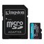 Kingston Canvas Go Plus SDCG3/256GB Class10 UHS-I U3 A2 V30 256 GB Micro SD Kart