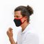 Tissum Red - Black Yetişkin Yıkanabilir Filtreli Maske