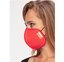 Silver Pro Mask Saf Gümüşlü Antivirüs Maske - Kırmızı