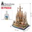 Cubic Fun National Geographic Serisi Sagrada Famillia 3D Puzzle Cubic Fun National Geographic Serisi Sagrada Famillia 3D Puzzle