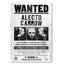 Harry Potter Wizarding World Wanted Alecto Carrow Poster