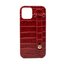 OrganiCraft iPhone 12 Mini Kırmızı Deri Croco T Kılıf