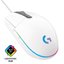 Logitech G G203 LIGHTSYNC RGB Aydınlatmalı 8000 DPI Kablolu Oyuncu Mouse - Beyaz