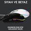 Logitech G G203 LIGHTSYNC RGB Aydınlatmalı 8000 DPI Kablolu Oyuncu Mouse - Beyaz