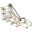 KNex Double Doom Roller Coaster Set (Motorlu) Thrill Rides Knex
