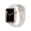 Apple Watch Seri 7 45 mm GPS Yıldız Işığı Alüminyum Kasa ve Yıldız Işığı Spor Kordon MKN63TU/A