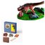 Mucit Kafası 2'li Kardeş Seti Raptor Kayalıklarda + Diplodocus Puzzle Diorama
