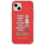 Deercase iPhone 13 Kırmızı Renkli Silikon Rick Perfect Plans Telefon Kılıfı
