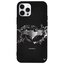 Deercase iPhone 13 Pro Max Siyah Renkli Silikon Batman Silver Telefon Kılıfı