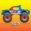 MEGA Hot Wheels Race Ace Monster Truck