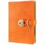 Victoria's Journals Miyaww Pastel Kilitli Defter Turuncu