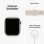 Apple Watch Series 8 GPS + Cellular 41mm Gold Stainless Steel Case with Starlight Sport Band - MNJC3TU/A