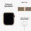 Apple Watch Series 8 GPS + Cellular 41mm Gold Stainless Steel Case with Gold Milanese Loop - MNJF3TU/A
