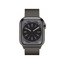 Apple Watch Series 8 GPS + Cellular 41mm Graphite Stainless Steel Case with Graphite Milanese Loop - MNJM3TU/A