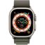 Apple Watch Ultra GPS + Cellular 49 mm Titanyum Kasa ve Yeşil Alpine Loop - Small - MNHJ3TU/A