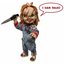 Bride of Chucky - Talking Scarred Chucky (Mega Scale)