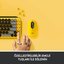 Logitech POP Keys Blast Özelleştirilebilir Emoji Tuşlu Mekanik Kablosuz Klavye - Sarı&Siyah