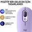 Logitech Pop Mouse Cosmos Emoji Tuşlu Sessiz Kablosuz Mouse - Lila