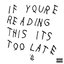 Drake If You'Re Reading This it's Too Late Plk Plak