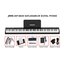 Jwin JDP-8830 Siyah Katlanabilir Bluetooth + Şarjlı Piyano(Siyah)