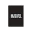 Marvel 1724 100 Yaprak  Çizgili Spr.Sert Kapak  Defter - Siyah