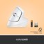 LOGITECH Lift Sessiz Kablosuz Ergonomik Dikey Mouse - Beyaz