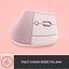 Logitech Lift Sessiz Kablosuz Ergonomik Dikey Mouse - Pembe