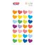 Bigpoint 851-42 Sticker Çok Renkli Kalpler 3
