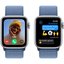Apple Watch SE 2 2023 GPS 40mm Gümüş Rengi Alüminyum Kasa ve Buz Mavisi Spor Loop Kordon Akıllı Saat