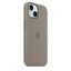Apple iPhone 15 için MagSafe özellikli Silikon Kılıf - Kil Rengi - MT0Q3ZM/A