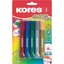 Kores Glitter yapıştırıcı 5 renk 10,5ml (mavi, kırmızı, gümüş, altın, yeşil)