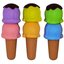 Unicus - Ice Cream Fosforlu 6 Renk 3'Lü Blister