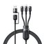 Mcdodo CA-8800 2 in 3 100W USB-A/C - Lightning+Micro+Type-C Süper Hızlı Şarj ve Veri Kablosu 1.2 Metre