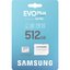 Samsung Evo Plus MB-MC512SA Class 10 UHS-I U3 A2 V30 512 GB Micro SD Kart