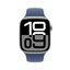 Apple Watch Series 10 GPS 46mm Aluminium Case with Denim Sport Band - S/M