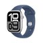 Apple Watch Series 10 GPS 46mm Aluminium Case with Denim Sport Band - M/L